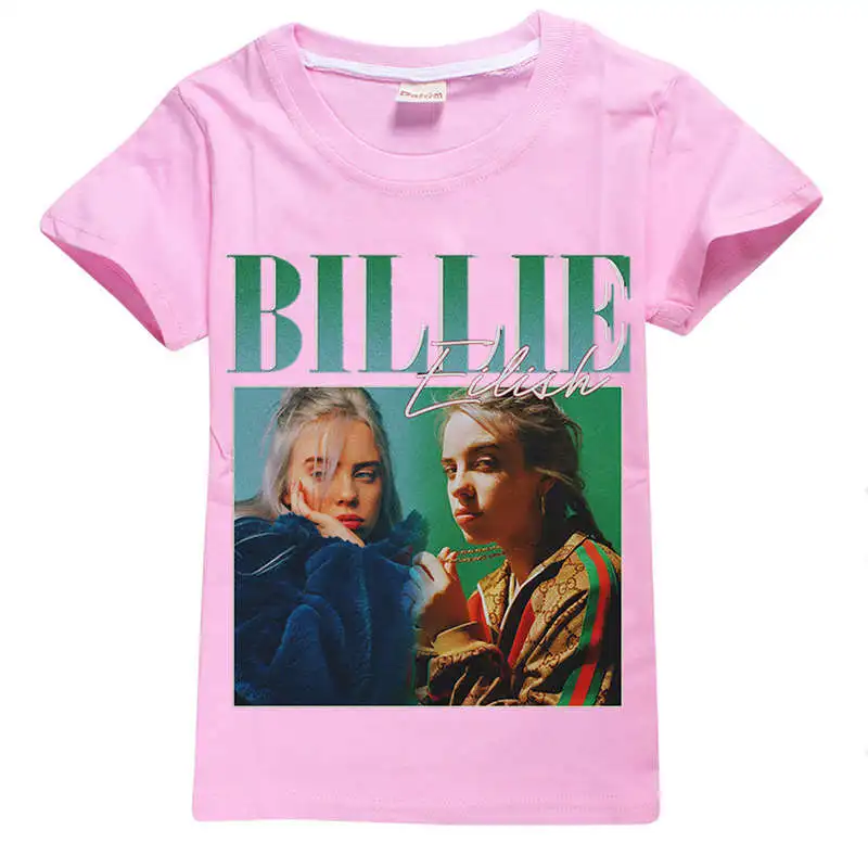 Billie Eilish/футболка уличная футболка в стиле хип-хоп, г., летняя футболка в стиле Харадзюку для детей, повседневные модные футболки с короткими рукавами для мальчиков и девочек