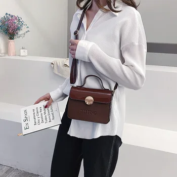 

Bag Women's 2020 New Style Shoulder Bag Fashion Handbag Simple Square Sling Bag