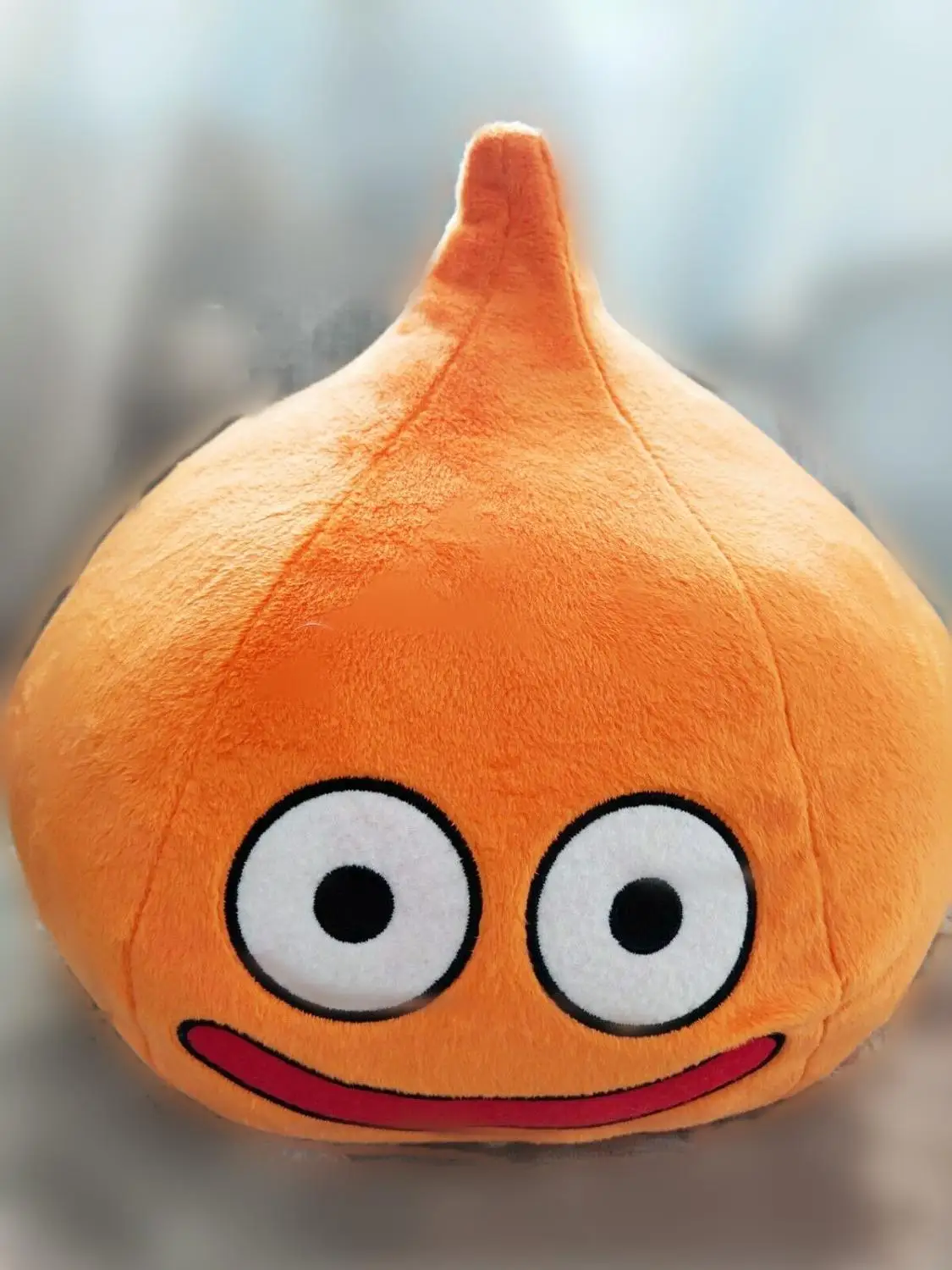 Новинка Dragon Quest 25 см плюшевая игрушка слайм с улыбкой голубая оранжевая желтая