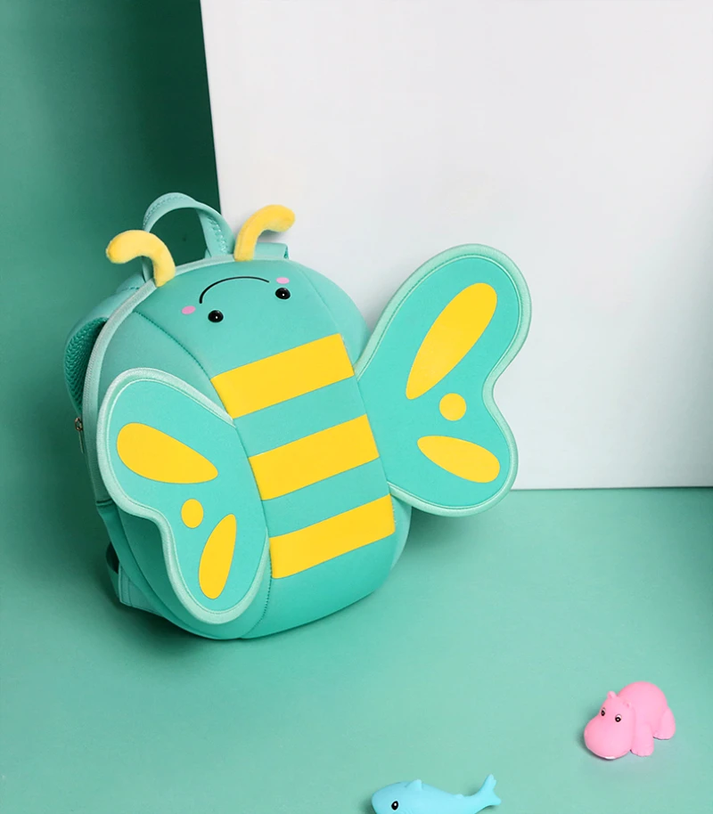 NOHOO школьные сумки для девочек 3D бабочка школьный рюкзак Детская сумка mochila infantil