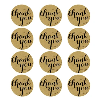 

3 Sheet Thank You Stickers Labels Sealing Craft Wedding Favours Letters Card Gifts