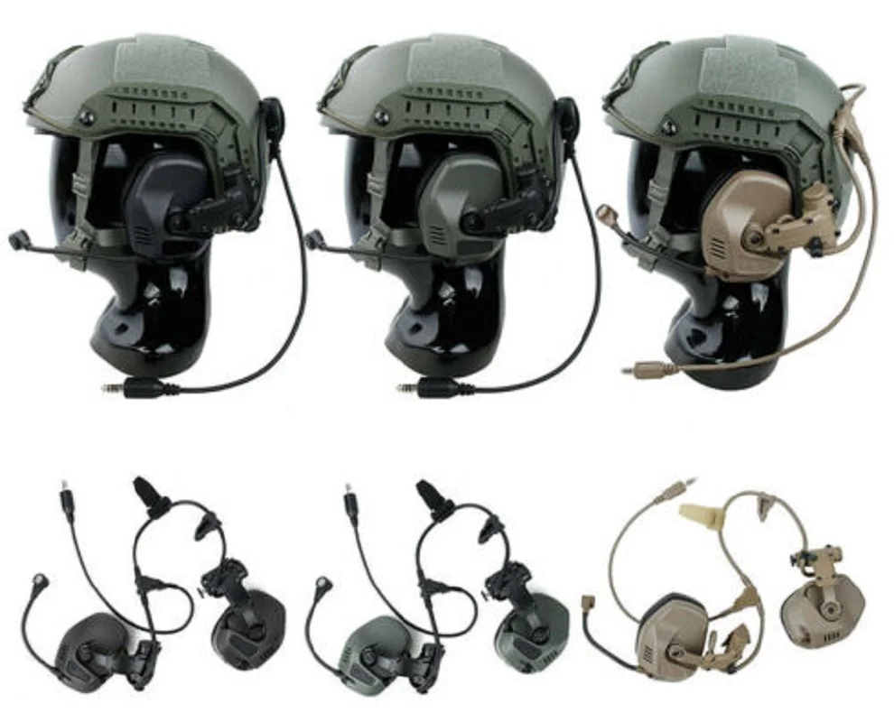 

TMC Tactical Noise Canceling Headset for Fast Maritime Helmet ARC Guide Rail