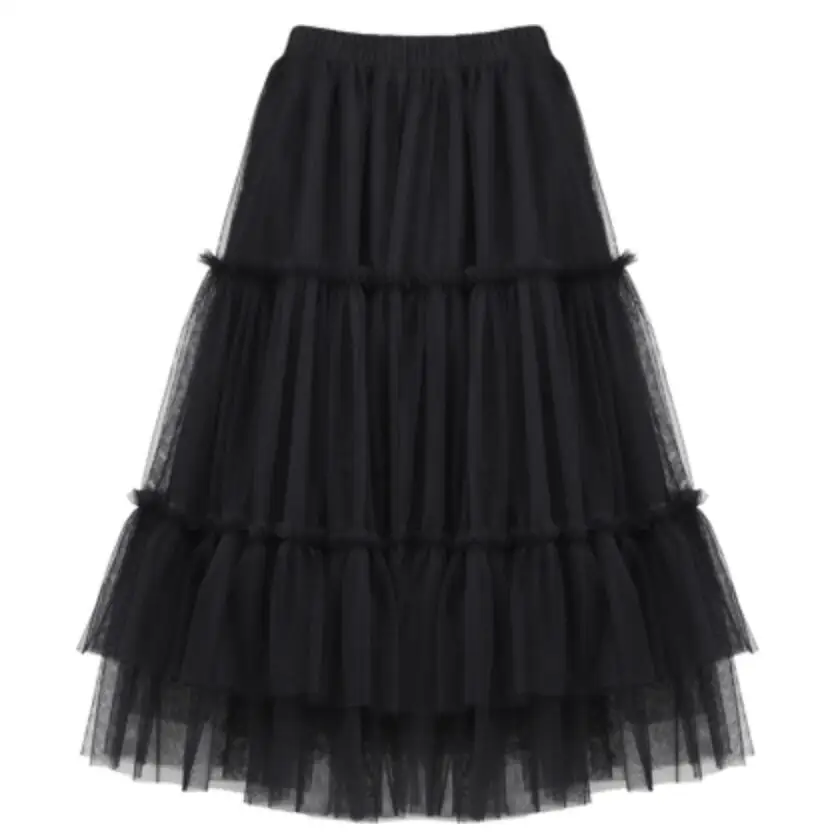 Girls' Fluffy Tulle Tutu Skirt 6
