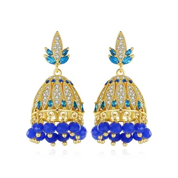 

Luxury Style Tassel Big Dangle Earrings for Women Wedding Party AAA CZ Gold Color Bohemia Drop Earrings Fashion Jewelry