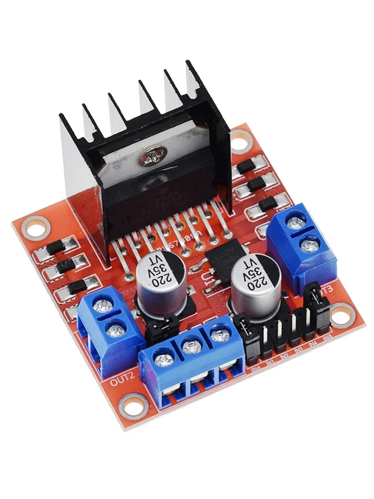 TZT 1/3 Stück Dual H-Brücke DC Schrittmotor-Steuerplatine Modul L298N – Detail 10