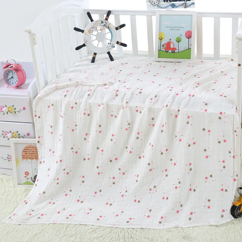 4 шт./лот, Комплект постельного белья для новорожденных, 76x76 см, для новорожденных, простыни для кроватки, хлопок, Фланелевое детское одеяло с принтом - Color: W668-2