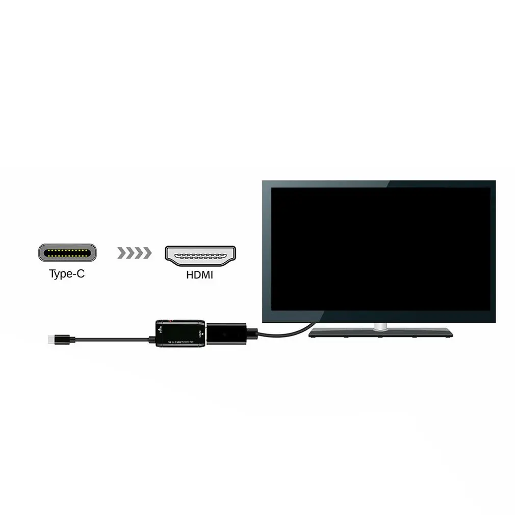 USB-C Тип C к HDMI HD ТВ кабель адаптер для samsung Galaxy S10 Note 9 для MacBook