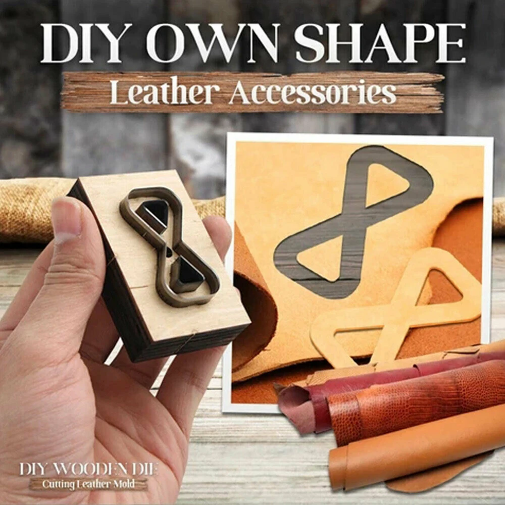 Leather Mold DIY Wooden Die Cutting Hot Sale 50x25mm / 70x35mm 2 Sizes Multi Purpose Tools