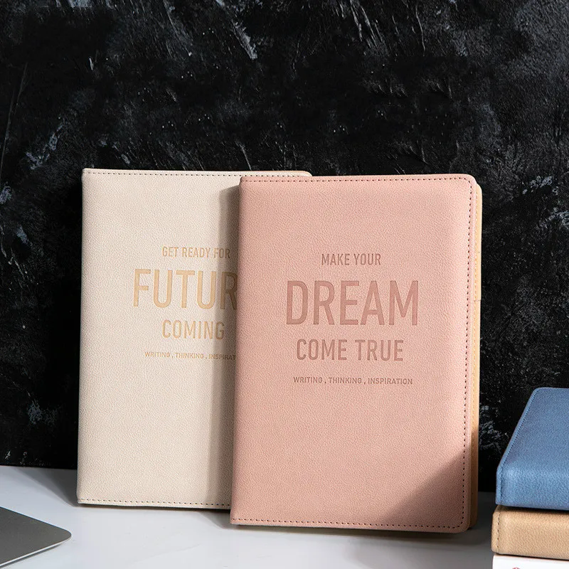 

Creative A5 Business Notebook Hardcover Refillable Monthly Daily Planner Organizer Pu Leather Office Meeting Journal Notepad