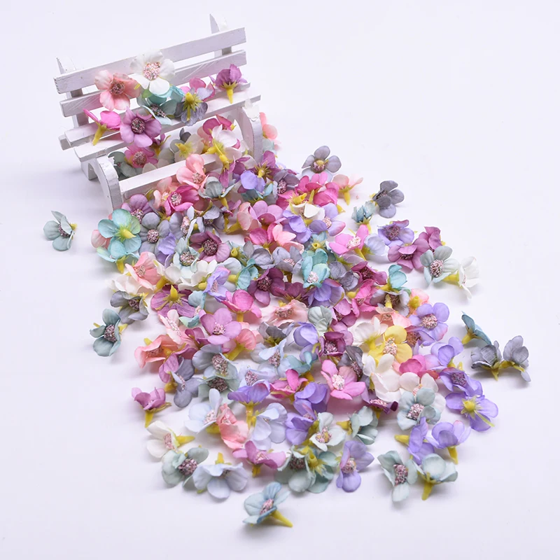 50/100Pcs 2.5cm Colorful Daisy Flower Head Mini Silk Fake Flower DIY Wreath Garland Artificial Flower Home Wedding Party Decor 50/100Pcs 2.5cm Colorful Daisy Flower Head Mini Silk Fake Flower DIY Wreath Garland Artificial Flower Home Wedding Party Decor
