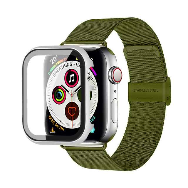 For apple watch band 44mm 40mm 42mm 38mm smart watch pulseira bracelet belt case cover for apple watch 6 watchband