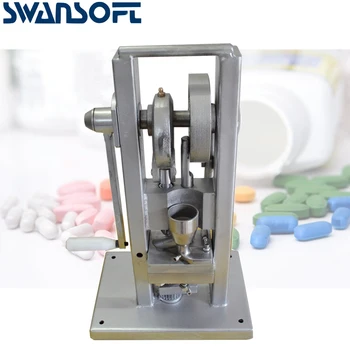 

SWANSOFT high quality TDP 0 Tablet Press Machine,handle Pill Pressing Machine Home Maker With One Pcs 6mm Mould