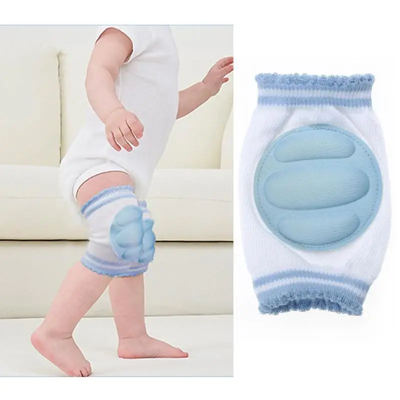 1/3 Pairs Mesh Cotton Breathable Infant Sponge Kneepads Baby Crawl Warmer Protectors Baby Toddlers Kids Knee Support Protector
