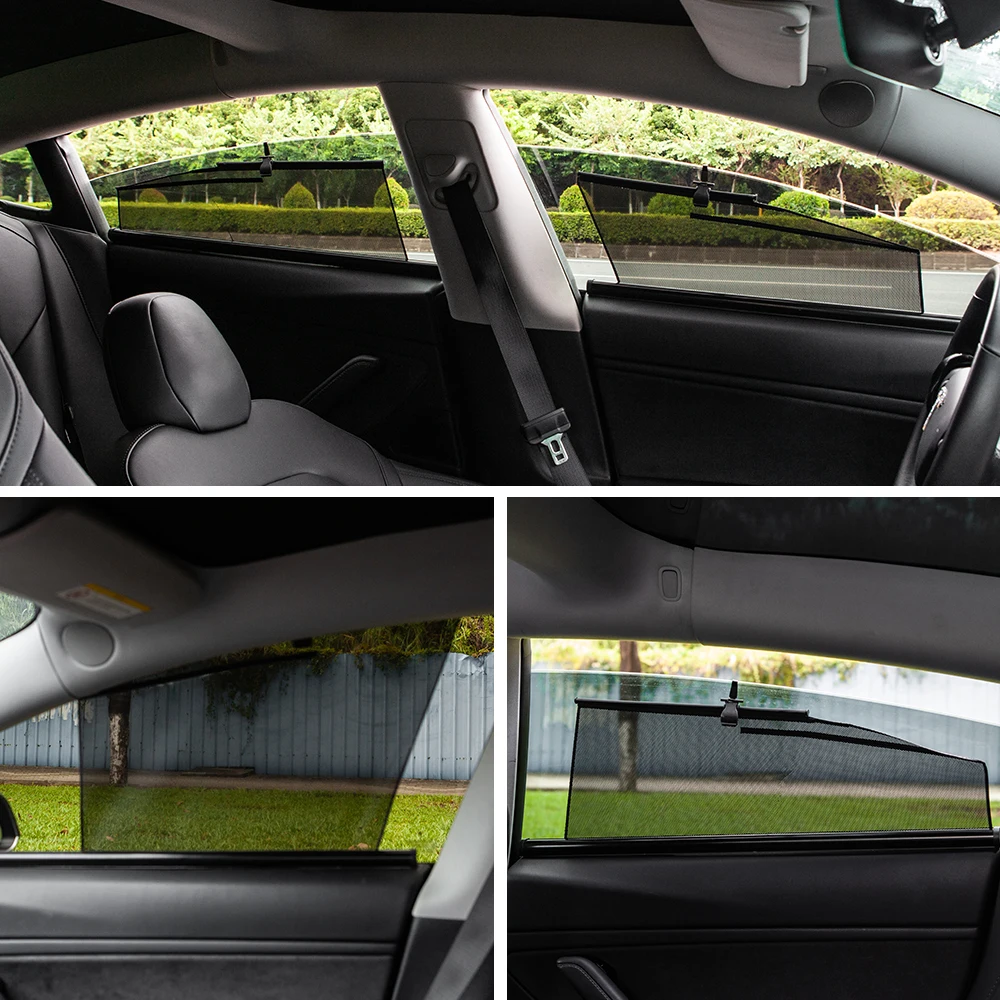 TEY Tesla Car Sun Shade Window For Tesla Model 3 Accessories SunShade Drape Roller model 3 tesla model y model three 2020