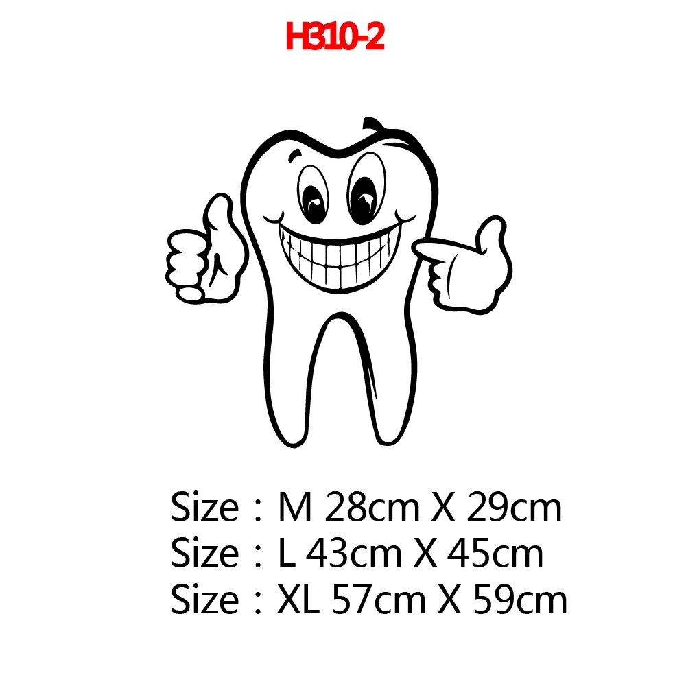 Dentist Tooth Vinyl Wall Stickers Teeth Decals For Living Room Dental Shop Decoration Hospital Dentist Store Wallstickers 