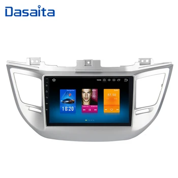 

Dasaita 9" Car Radio for Hyundai IX35 Tucson Multimedia 2016 2017 Android 10 4G 32G Support Navi wifi EQ Pop Rock Jazz Classica