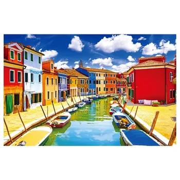 

1000 Piece Jigsaw Puzzles for Adults Kids, Jigsaw Intellectual Educational Game Difficult and Challenge/Burano