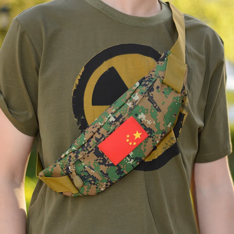 

Outdoor Bag Sports Small Wallet Tactical Bag Mobile Phone Waist Bag Storgage Bag Camouflage Riding Over-the-shoulder Bag Travel