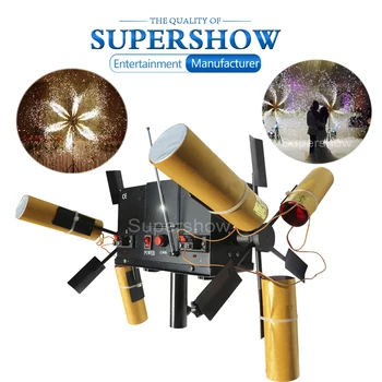 

Rotating Fountain Double Wheels DMX Rotation Cold Firework Machine Stage Effect Machine for Wedding Celebration