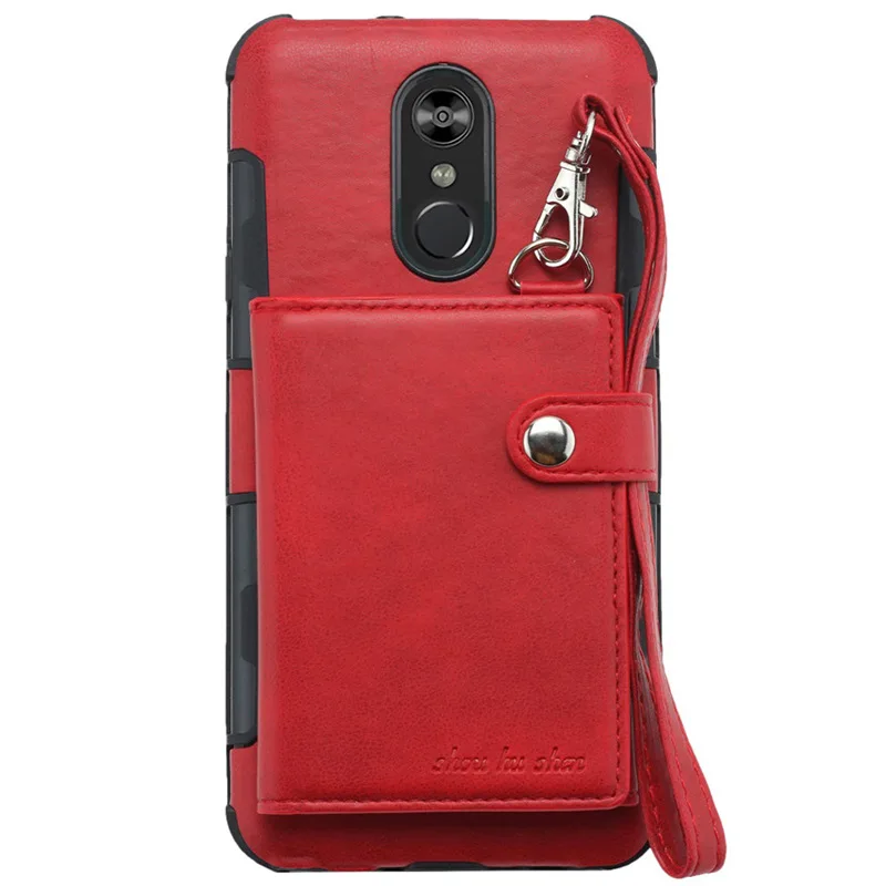 Роскошный чехол-бумажник из искусственной кожи в стиле ретро для LG Q7/Q7+/Q7 Aipha V30 Q Stylo4/Q, стилус, держатель для карт, откидной Чехол s