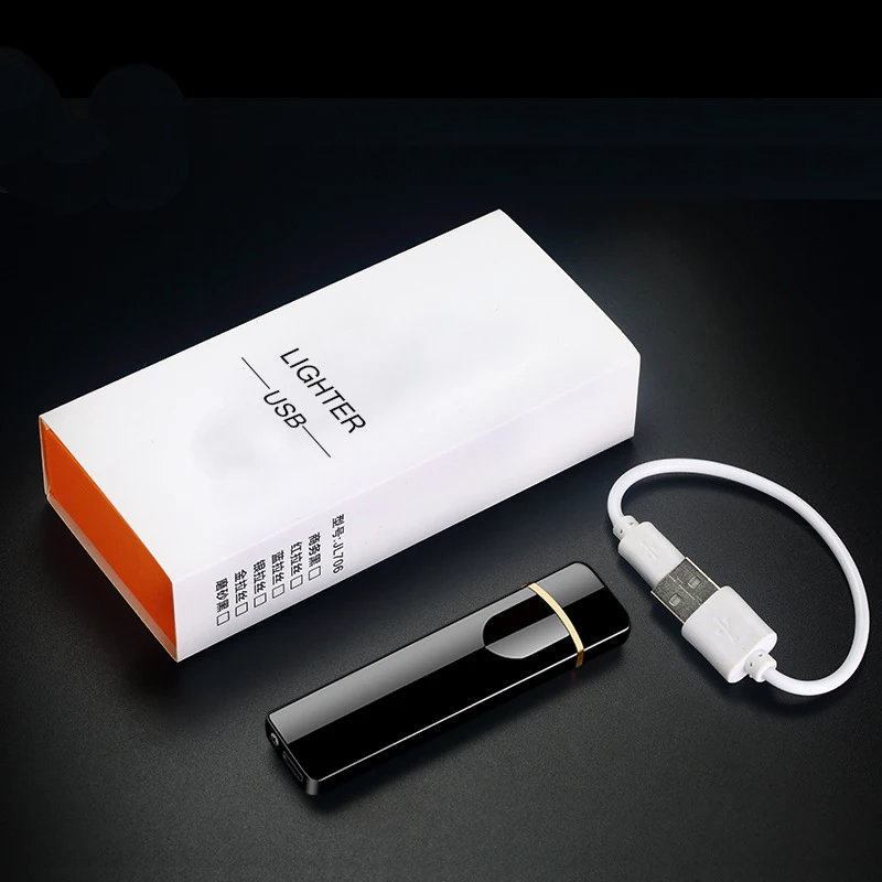 USB перезаряжаемая сенсорная Индукционная ветрозащитная беспламенная