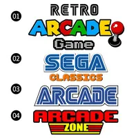 Hot Retro Arcade Game Car Stickers Wall Bumper...
