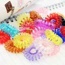 Корейский стиль телефонная проволока растягивающая повязка на голову Японский Корейский стиль горячие продажи Хрустальная лента для волос конфетного цвета лента для волос