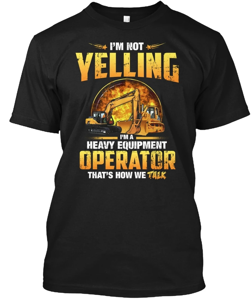 Мужская футболка I'm Not orching Heavy equipment мужские футболки женская | одежда