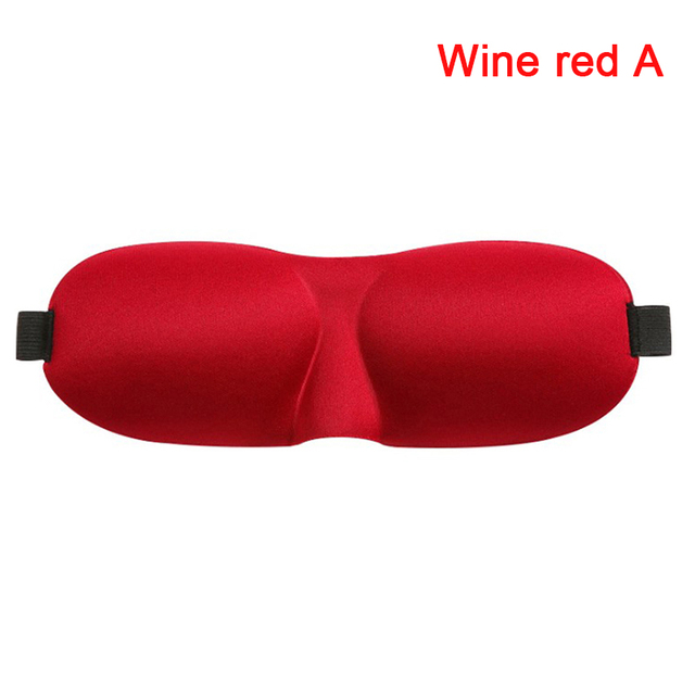 3D Natural Sleep Eye Cover Mask Shade Patch Portable Blindfold Travel Eyepatch