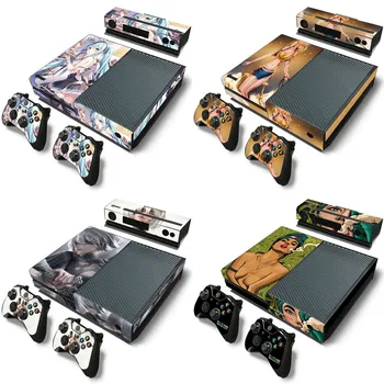 

Vinyl Skin Decal Cover for XBOX One Console +2 Decals controller-The USA flag