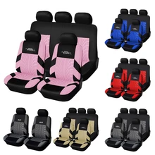 Autoyouth-conjunto universal de capa para assento de carro, tecido de poliéster, proteção automática, rosa, para mulheres e meninas