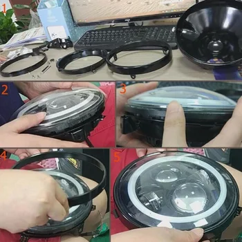 

Light Universal Headlamp Housing Motorcycle 7-Inch Head Light Headlight