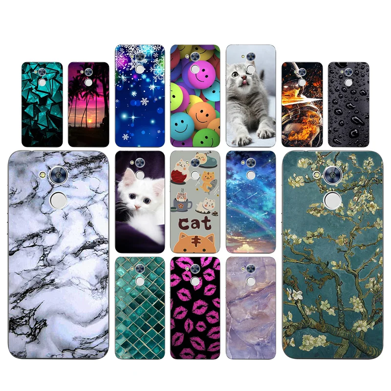 Мягкий силиконовый чехол из ТПУ для huawei Honor 6a 6X 7X 8X 5C 7A Pro 7C 9 телефона Funda Y6 2018 узор