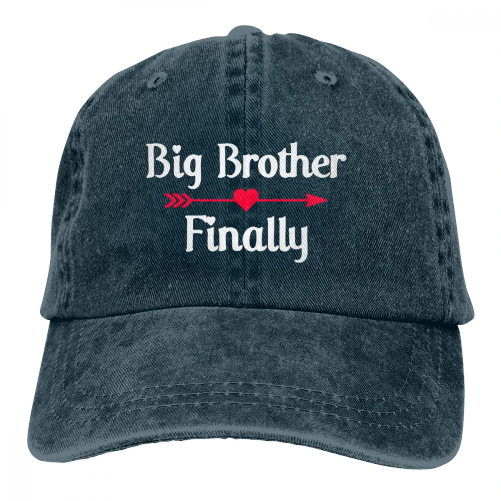 Big Brother, наконец, Casquette, черные унисекс Мужские Женские джинсовые бейсболка с ремешком, регулируемая шапка для гольфа, папы