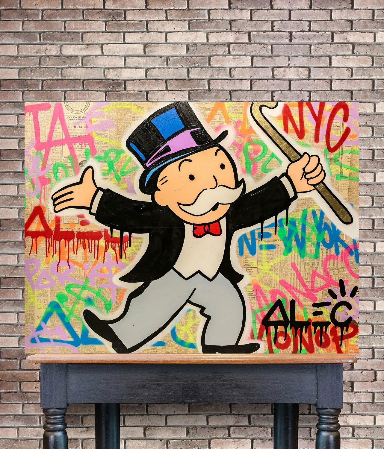 Alec монополис волшебный абстрактный фотографический плакат на холсте картины для