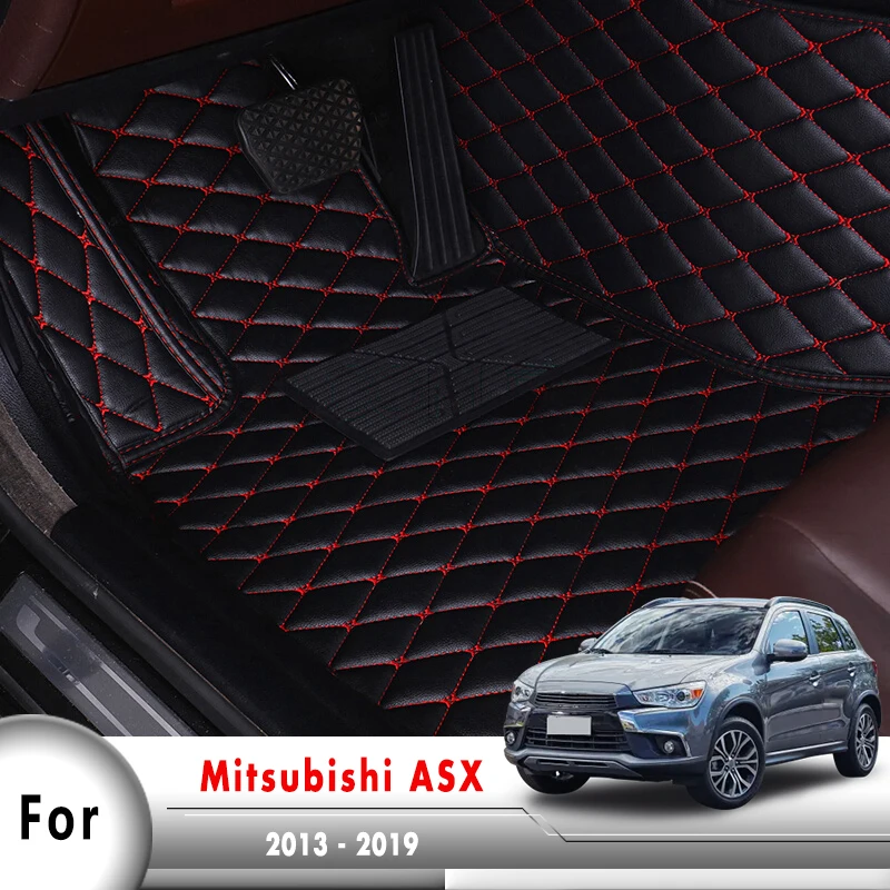 For Mitsubishi ASX 2013 2014 2015 2016 2017 2018 2019 Car Floor Mat Foot Pads Carpets Custom Auto Interior Accessories | Автомобили и