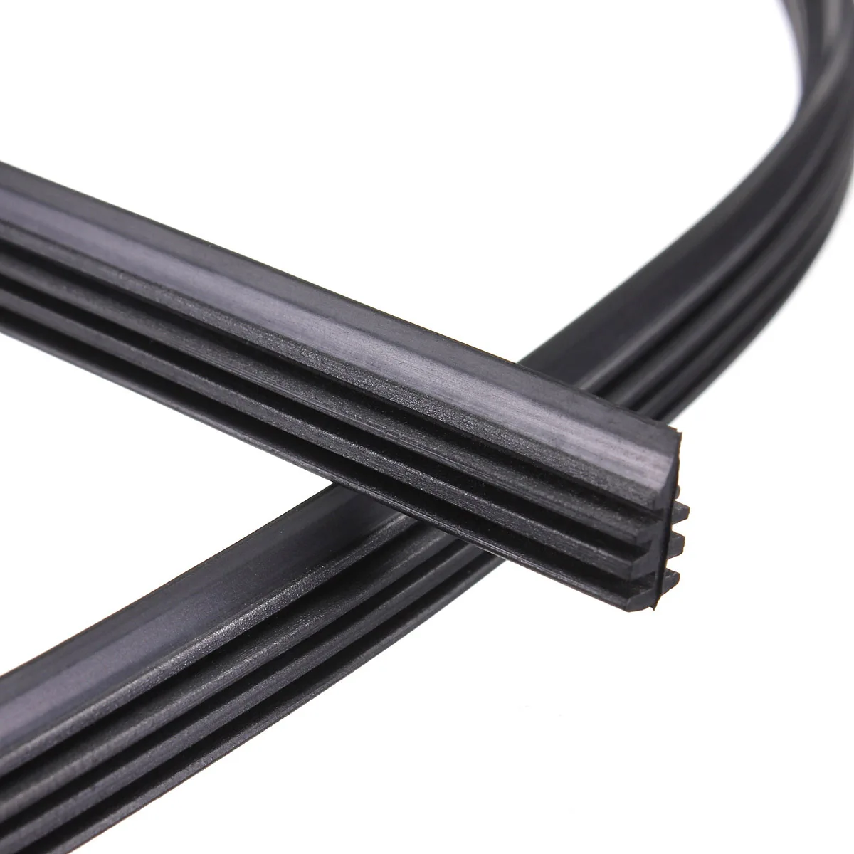 

2 PCS Universal 28" 26'' 24'' 700mm 650mm 600mm Car Rubber Frameless Windshield Wash Wiper Blade Cut To Size Car Accessories