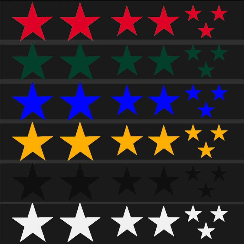 

2 Sheets Mountain Bike Reflective Stickers Frame Wheel Rim Sticker Fluorescent Stars MTB Bicycle Reflector Decal Accessories Hot