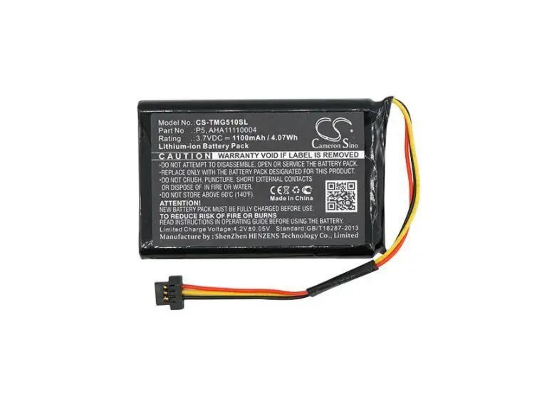 Cameron sino 1100 мА/ч, батарея для навигатора TOMTOM 4FA50 Go 510 Go 520 Go 520 WI-FI AHA11110004 P5 P6