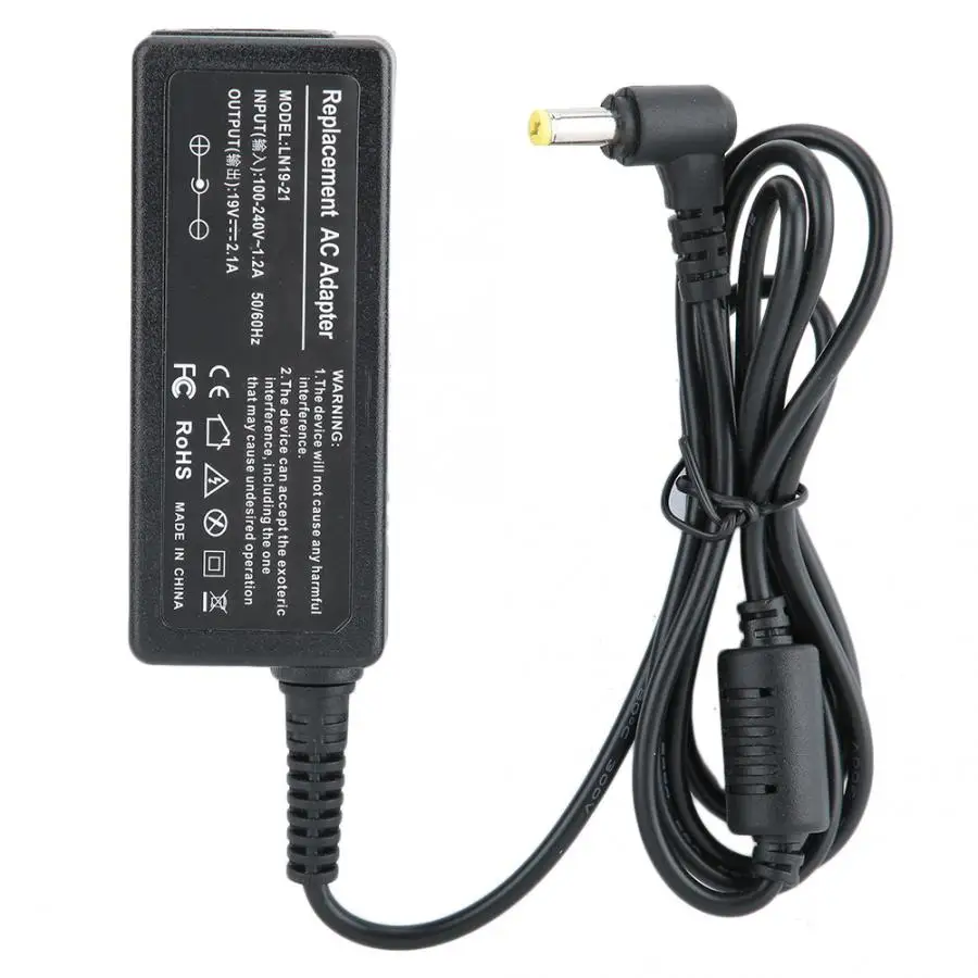 Адаптер питания для ноутбука acer Z1402 P1VE6 E3-112 19V2. 1A/5,5x1,7 мм(100-240 В) зарядное устройство