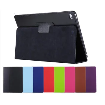 

Flip Litchi PU Leather Case for iPad 2017 2018 9.7 Funda Auto Sleep /Wake Cover for iPad 2018 9.7 inch A1822 A1823 case +FilmPen