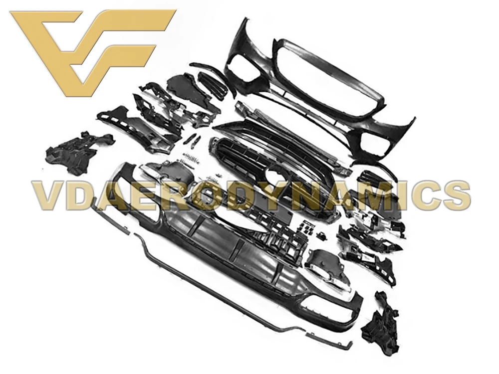 Подходит для 16-20 Benz W213 E Class E200 E220 E250 E300 E350 E400 VAD E63S полный корпус передний бампер