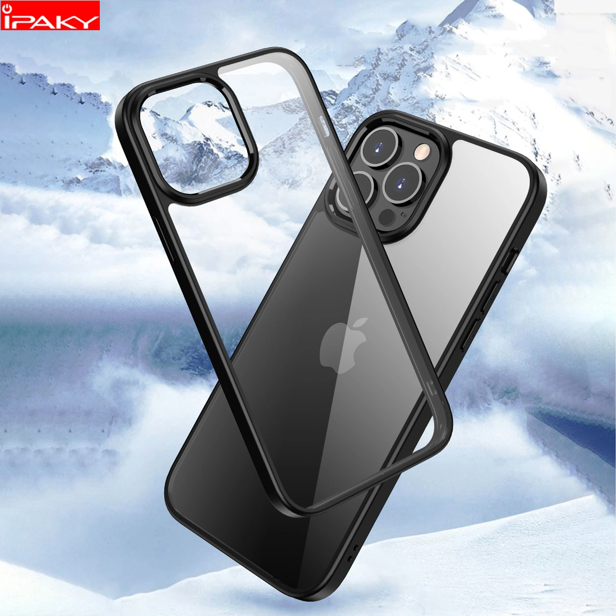 Ipaky For Iphone 13 12 Case 12 13 Pro Mini Case Simple Tpu Pc ...