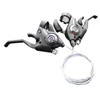 

EF51 Siamese DIP Shift Lever Brake Lever Mountain Bicycle Shifters Set Cycling Levers EF51