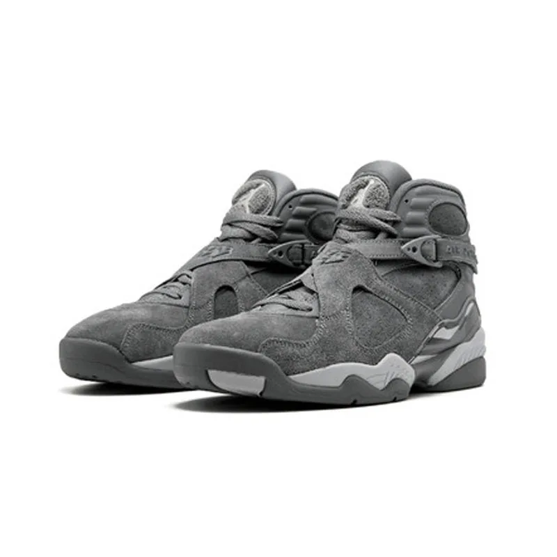 Оригинальные оригинальные мужские баскетбольные кроссовки FLIGHT Air Jordan 8 в стиле ретро, удобные спортивные уличные кроссовки 305381