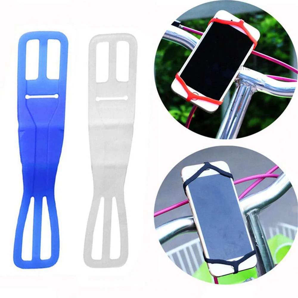 Silicone Bike Phone Holder Band Universal Bicycle Motorcycle Handlebar Mount Mobile Phone Clip iPhone Samsung GPS Tape BC0167 (14)