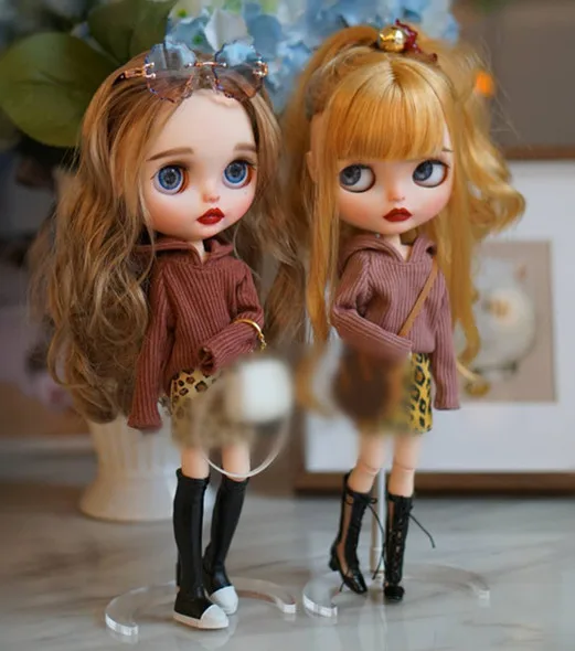 Новая кукла Шерсть Толстовка Blyth с капюшоном свитер кукольный наряд(Fit blyth, pullip, BJD, azone, kurhn, Licca, JerryB, кукла 1/6