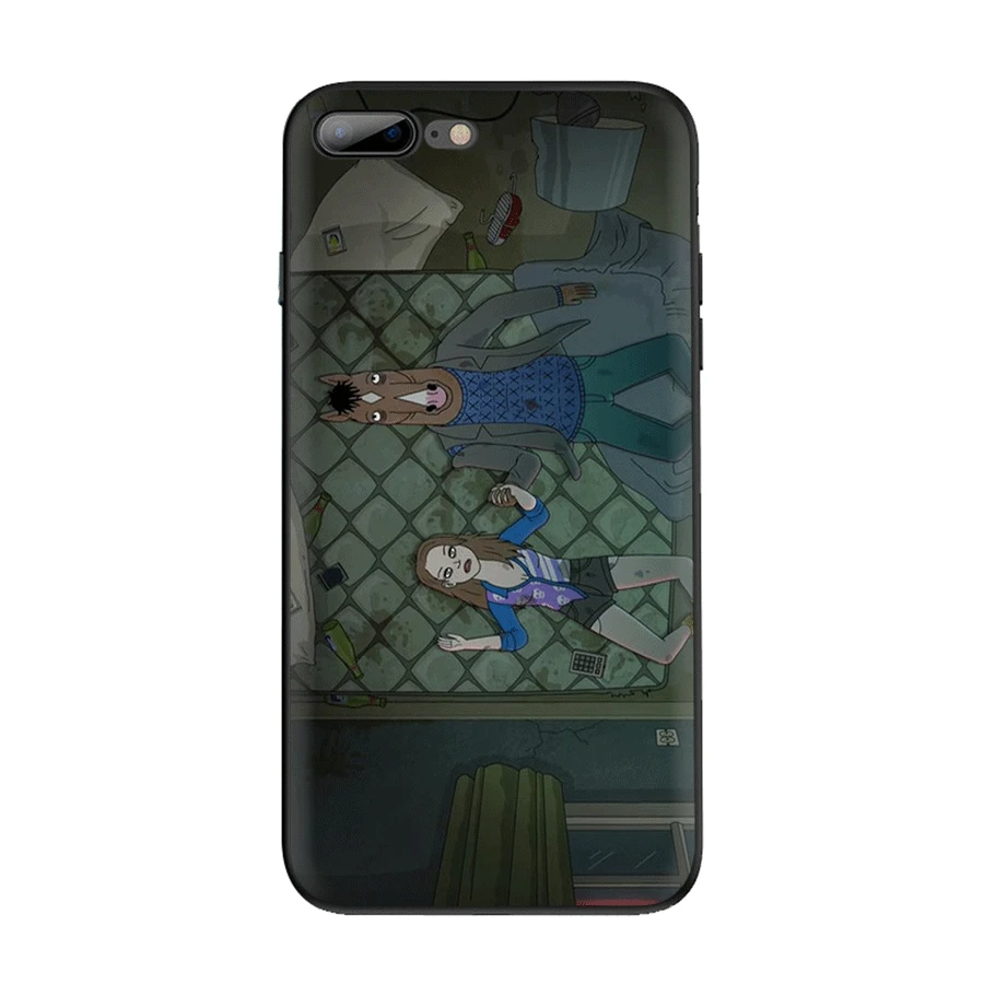 Мобильный телефон чехол для iPhone 6 6s 7 8 Plus iPhone 11 Pro X XR XS Max 5 5S SE чехол мультфильм Конь БоДжек