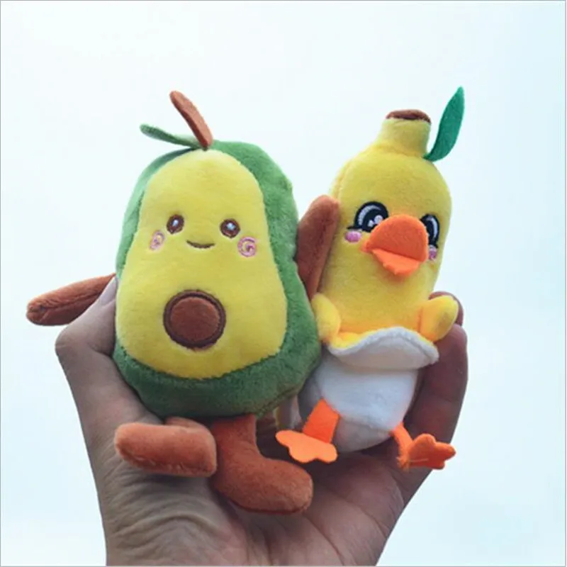 1PCS Avocado Plush Toys Stuffed Plush Plants Soft Stuffing Doll Avocado Doll For Kids Toys Gift Christmas Day Present 12cm nice kawaii fruits plush pig toy stuffed avocado