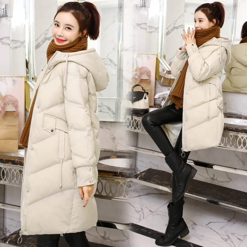 

Cotton-padded Clothes Women's Korean-style Loose-Fit Dongdaemun Hong Kong Style Cotton Coat Thick Coat Winter Hooded Cotton-padd